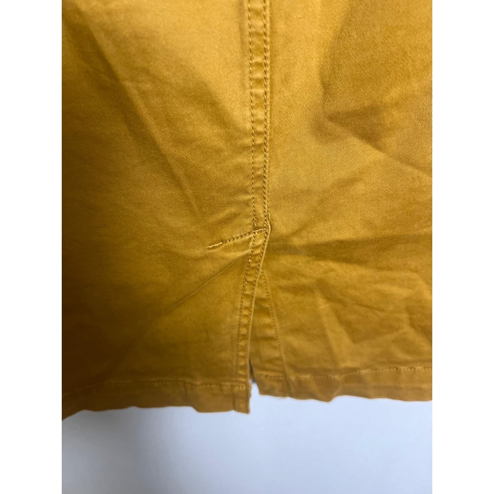 Pilcro and the Letterpress Utility Skirt Womens 2 Mustard Yellow Excellent Cargo - Picture 9 of 11